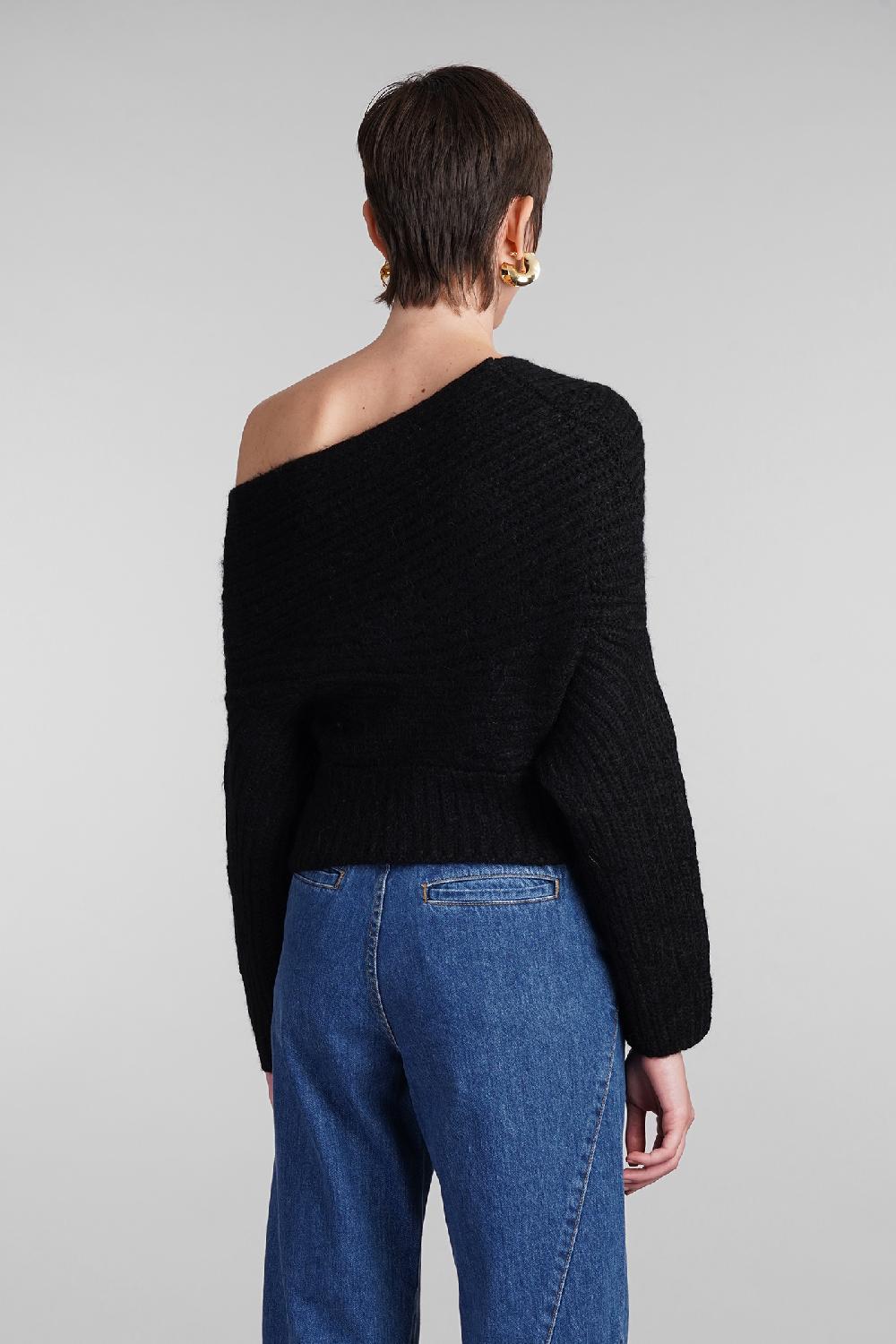 Deliberti Cult Gaia Maglia lea in lana nera cod. 409546 - Deliberti The Luxury Shopping Moda