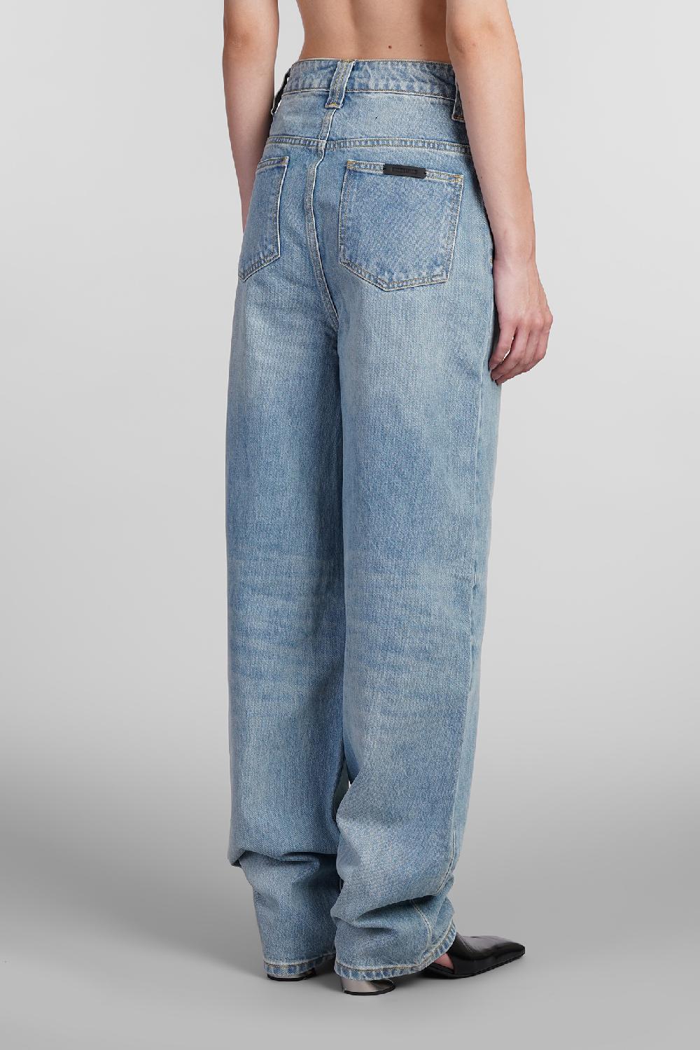 Deliberti Fear of God Essentials Jeans in cotone blu cod. 408704 - Deliberti The Luxury Shopping Negozio online di fabbrica