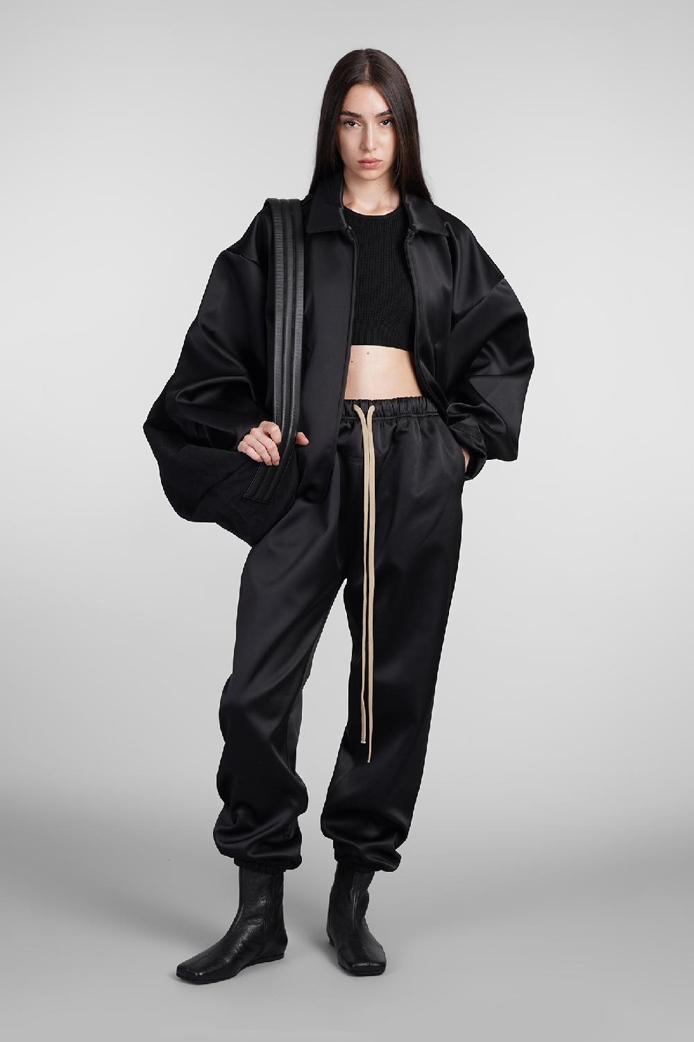 Deliberti Fear of God Essentials Topwear in poliestere nero cod. 408705 - Deliberti The Luxury Shopping Prezzo di fabbrica