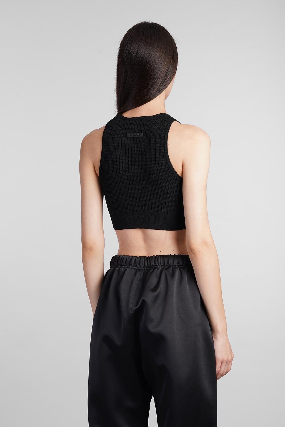 Deliberti Fear of God Essentials Topwear in poliestere nero cod. 408705 - Deliberti The Luxury Shopping Prezzo di fabbrica