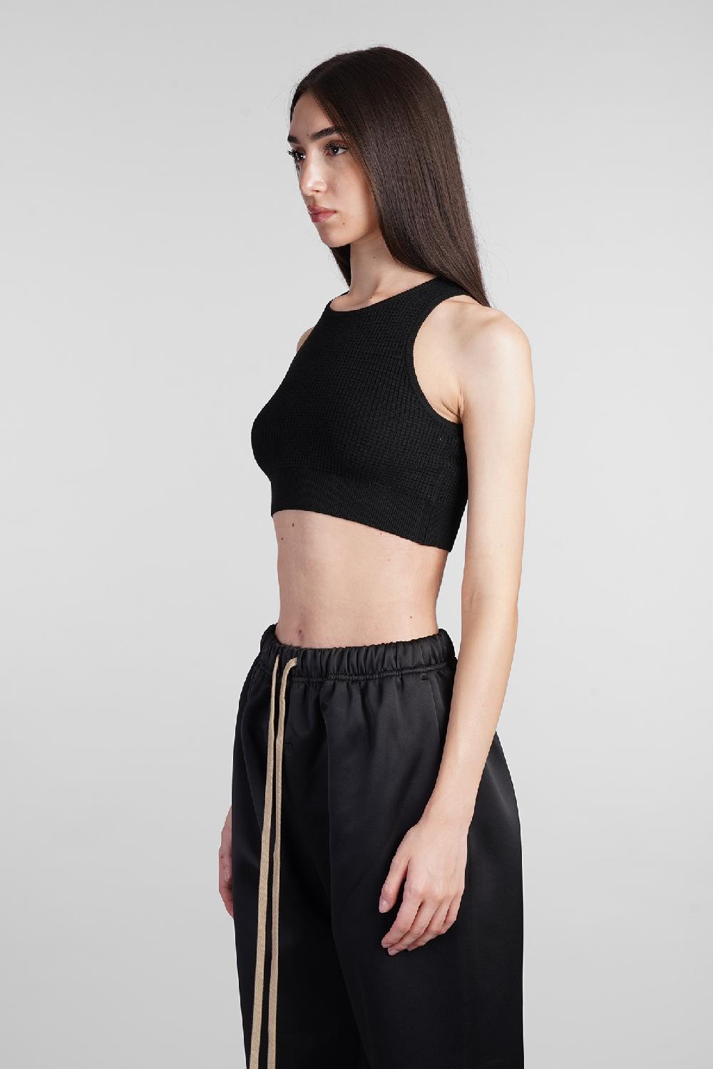 Deliberti Fear of God Essentials Topwear in poliestere nero cod. 408705 - Deliberti The Luxury Shopping Prezzo di fabbrica