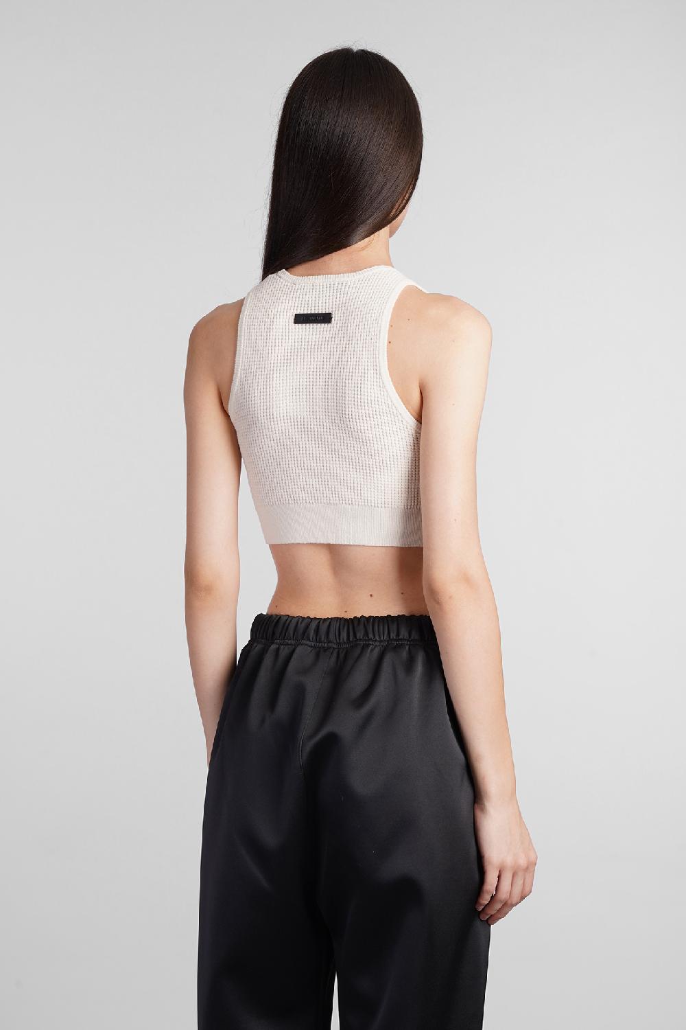 Deliberti Fear of God Essentials Topwear in poliestere beige cod. 408706 - Deliberti The Luxury Shopping Offerta speciale
