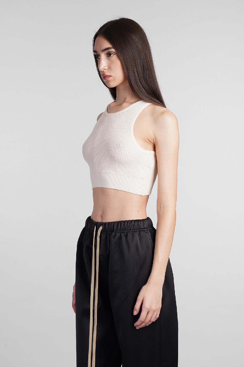 Deliberti Fear of God Essentials Topwear in poliestere beige cod. 408706 - Deliberti The Luxury Shopping Offerta speciale