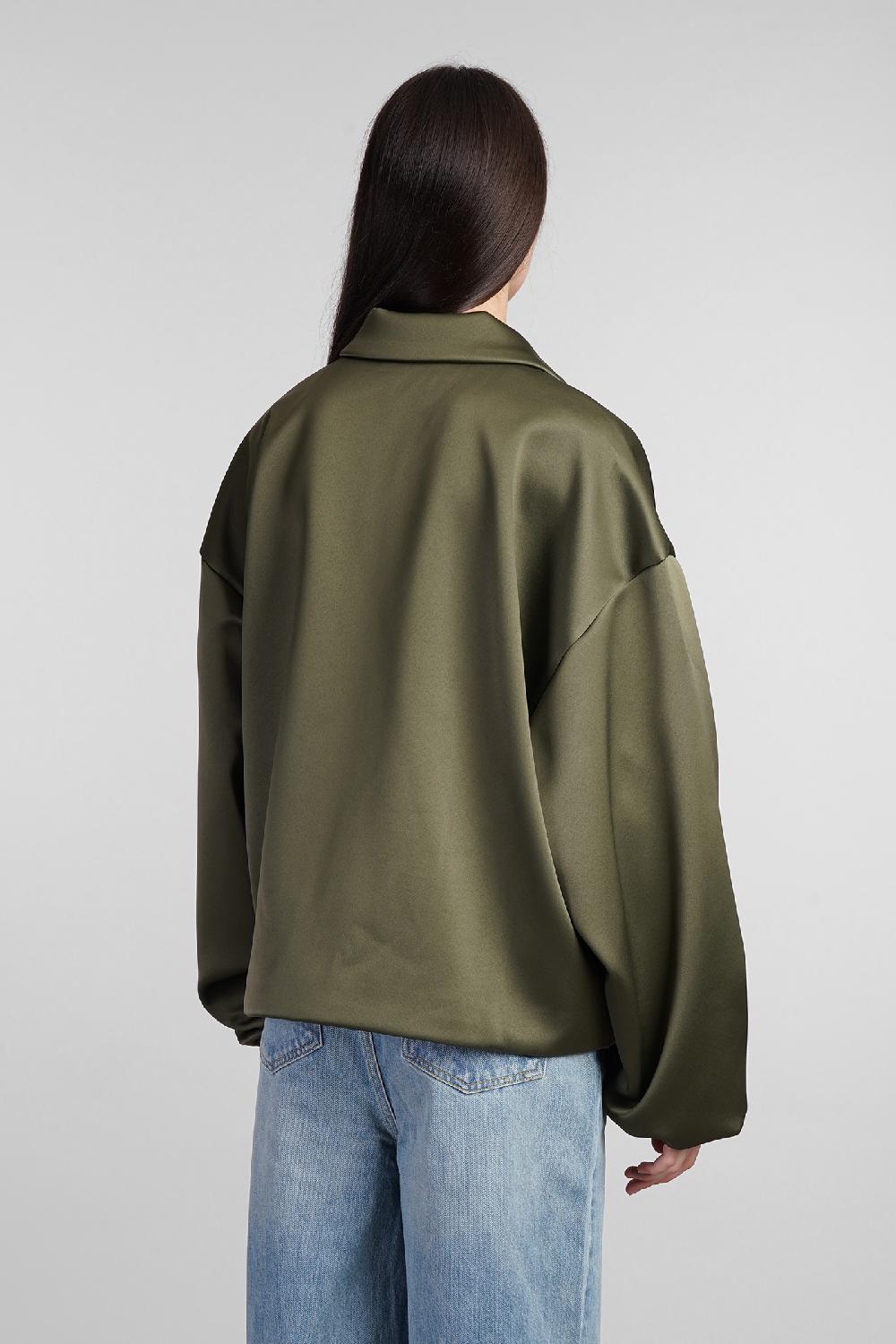 Deliberti Fear of God Essentials Bomber in poliestere verde cod. 408708 - Deliberti The Luxury Shopping Grande vendita