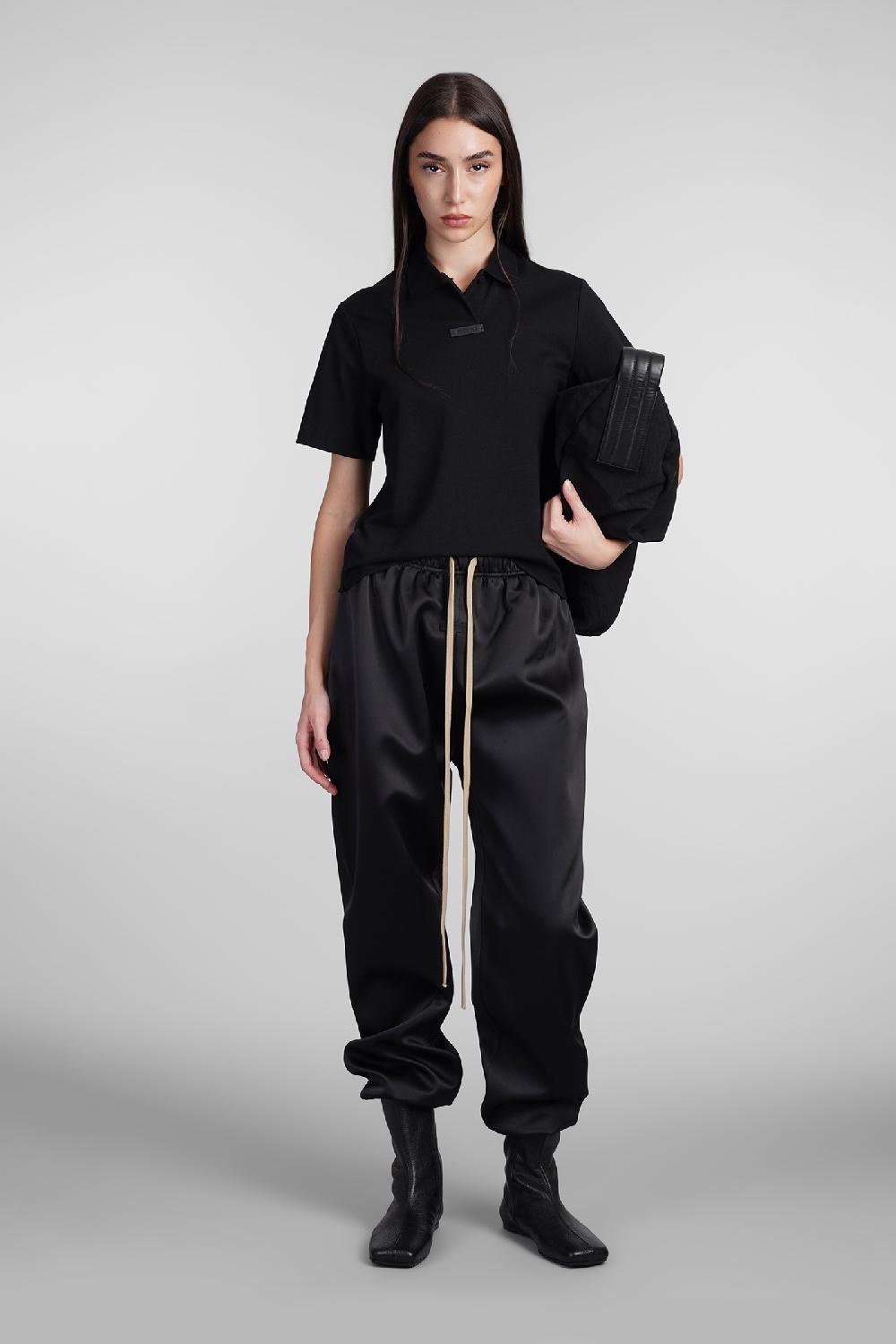 Deliberti Fear of God Essentials Polo in cotone nero cod. 408711 - Deliberti The Luxury Shopping Shopping online