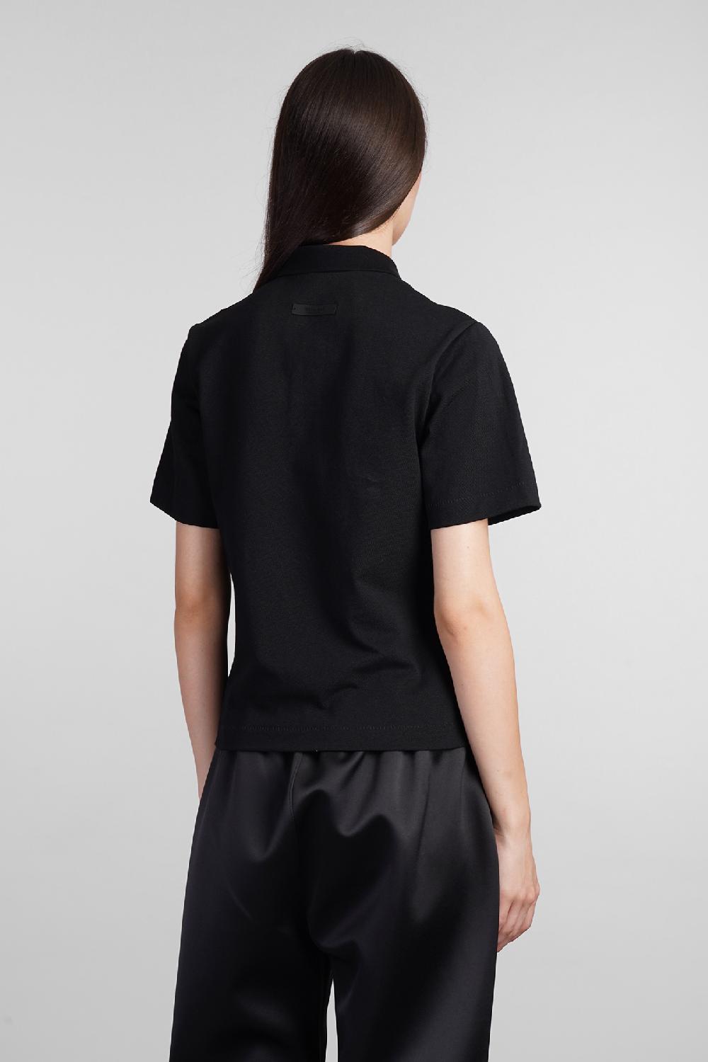 Deliberti Fear of God Essentials Polo in cotone nero cod. 408711 - Deliberti The Luxury Shopping Shopping online