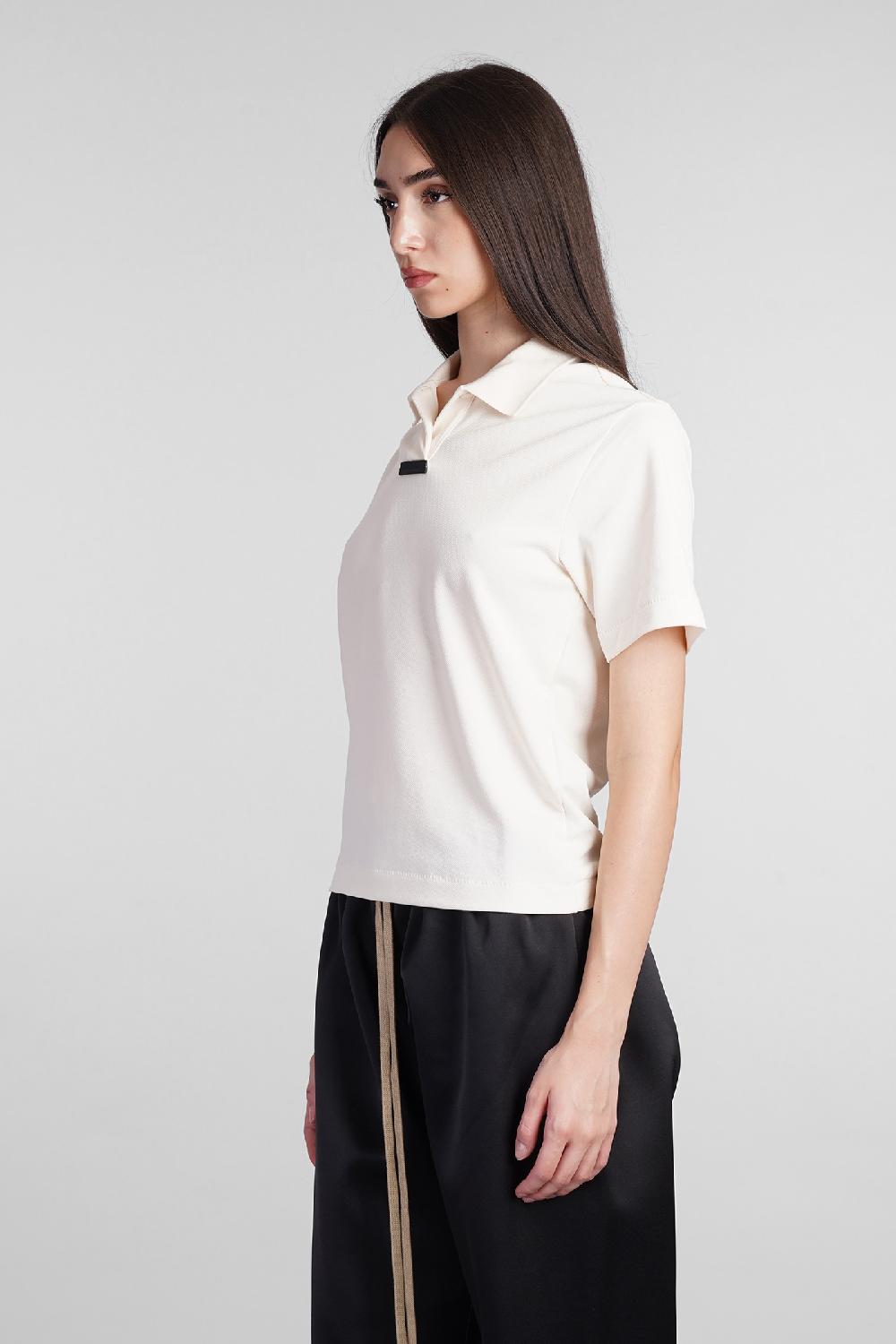 Deliberti Fear of God Essentials Polo in cotone beige cod. 408712 - Deliberti The Luxury Shopping Offerta esclusiva