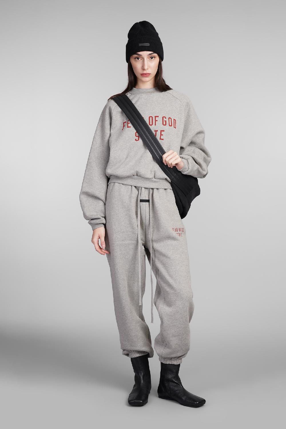 Deliberti Fear of God Essentials Pantalone in cotone grigio cod. 409704 - Deliberti The Luxury Shopping Black Friday