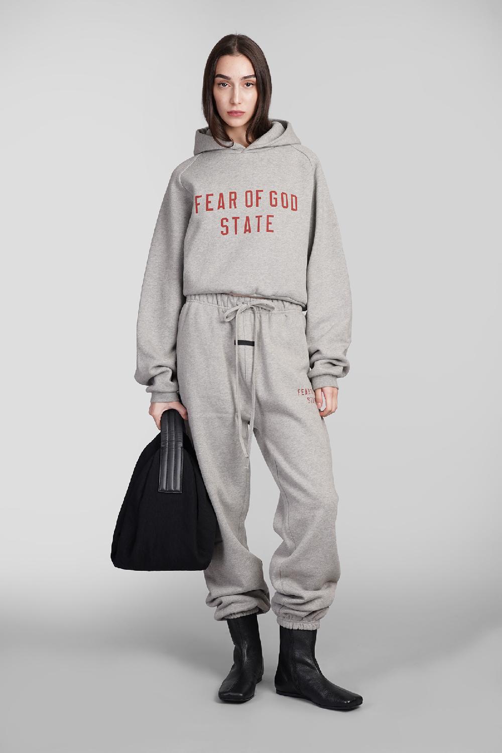 Deliberti Fear of God Essentials Felpa in cotone grigio cod. 409708 - Deliberti The Luxury Shopping Offerta per la Festa della Mamma