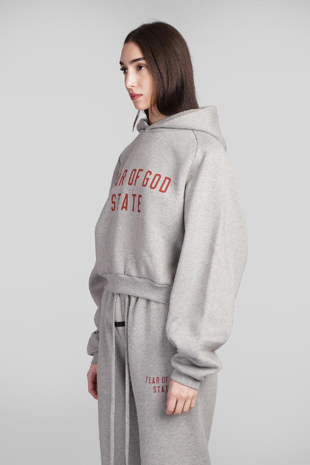 Deliberti Fear of God Essentials Felpa in cotone grigio cod. 409708 - Deliberti The Luxury Shopping Offerta per la Festa della Mamma
