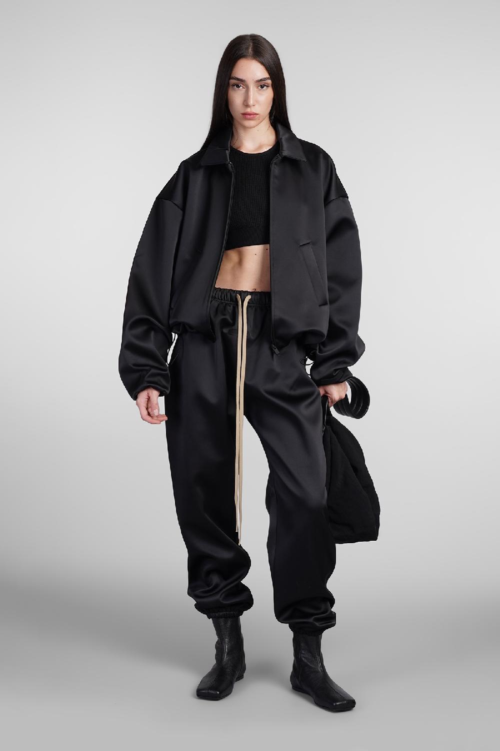 Deliberti Fear of God Essentials Pantalone in poliestere nero cod. 408703 - Deliberti The Luxury Shopping Offerta Anniversario
