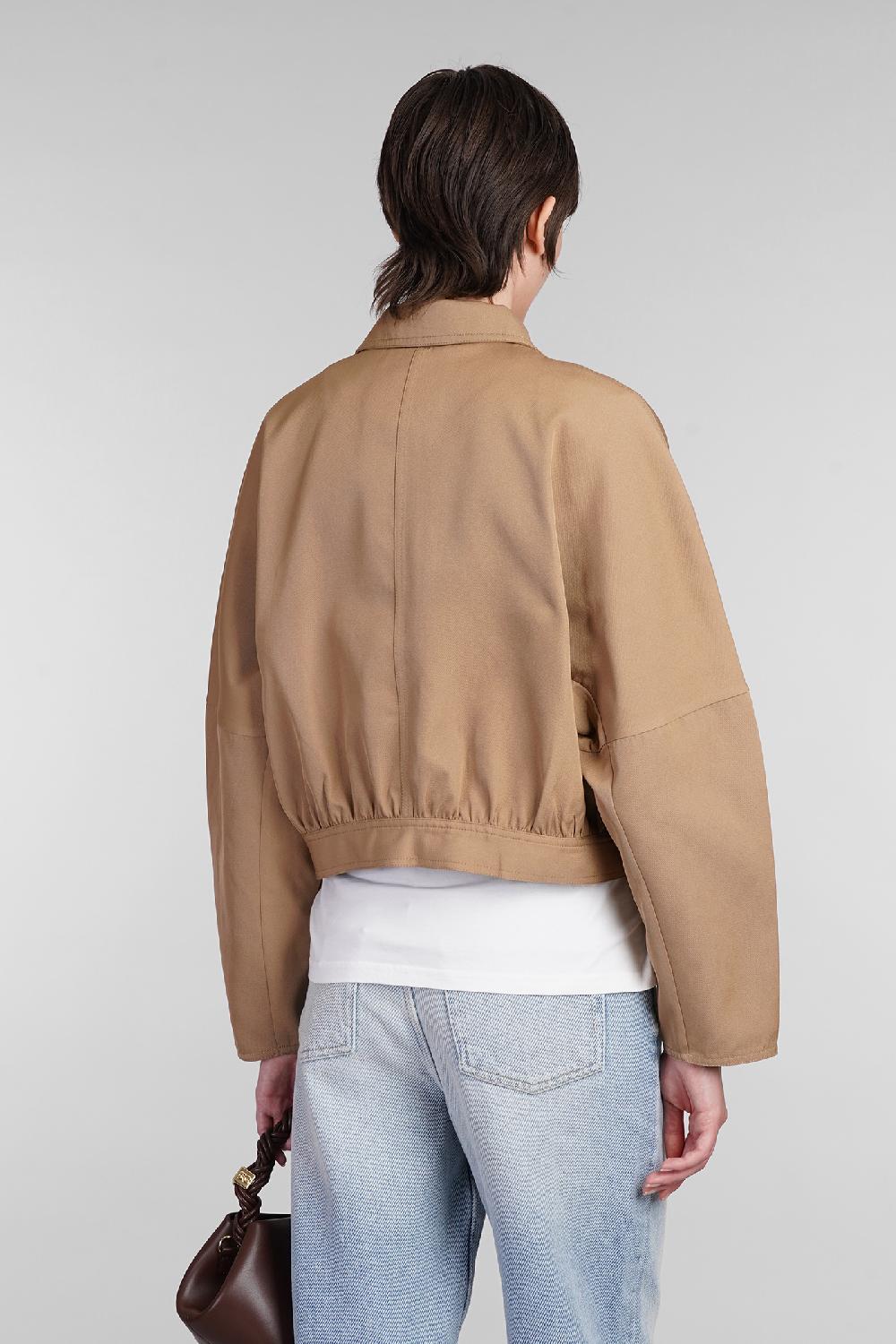 Deliberti Ganni Giacca casual in poliestere beige cod. 403434 - Deliberti The Luxury Shopping Offerta migliore