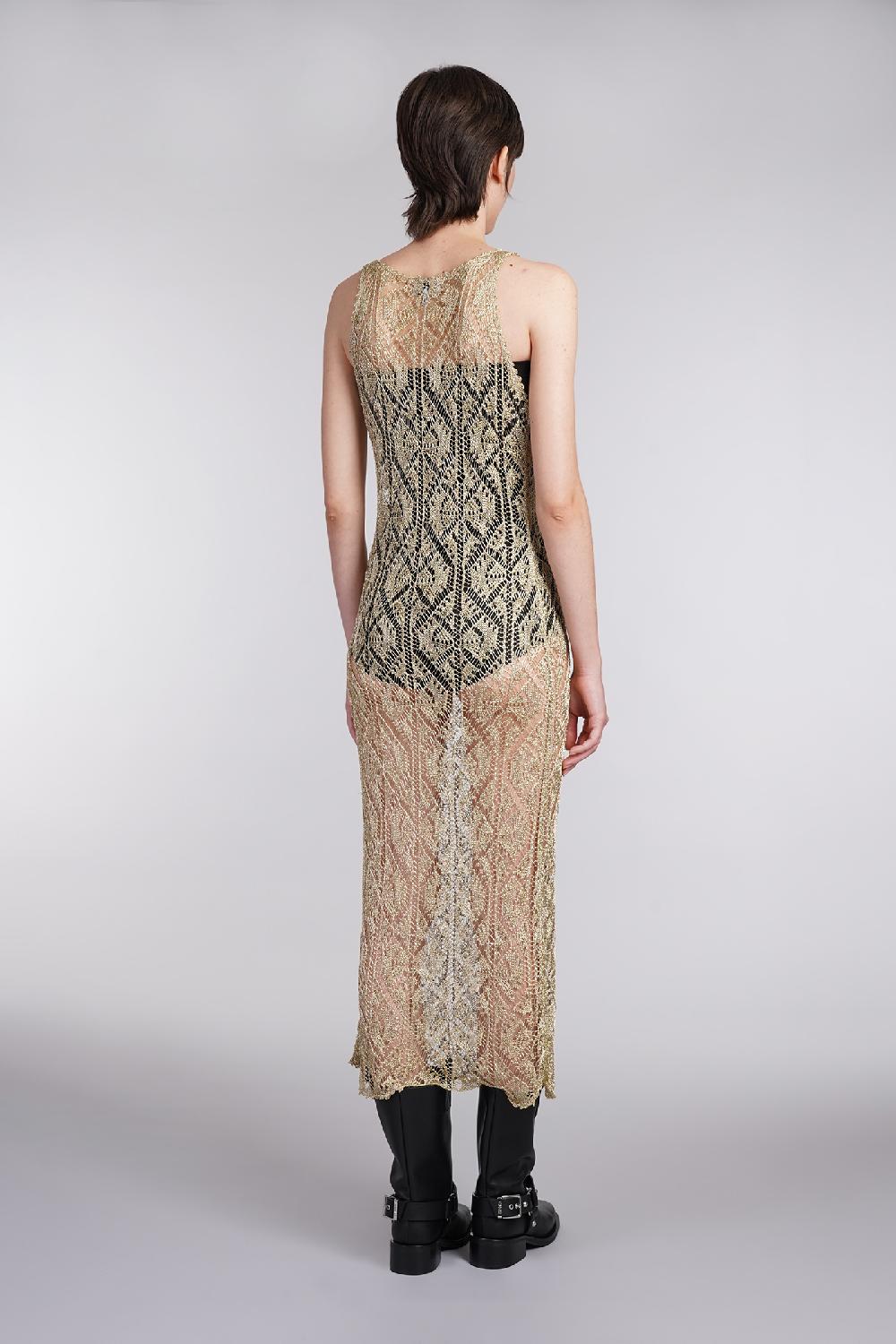 Deliberti Ganni Abito in viscosa oro cod. 403438 - Deliberti The Luxury Shopping Offerta temporanea