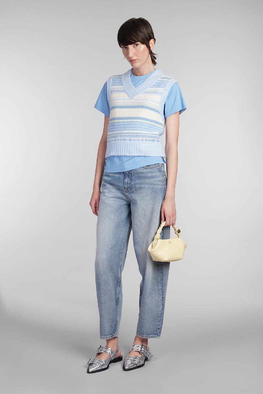 Deliberti Ganni Jeans stary in cotone blu cod. 402389 - Deliberti The Luxury Shopping Lightning offer