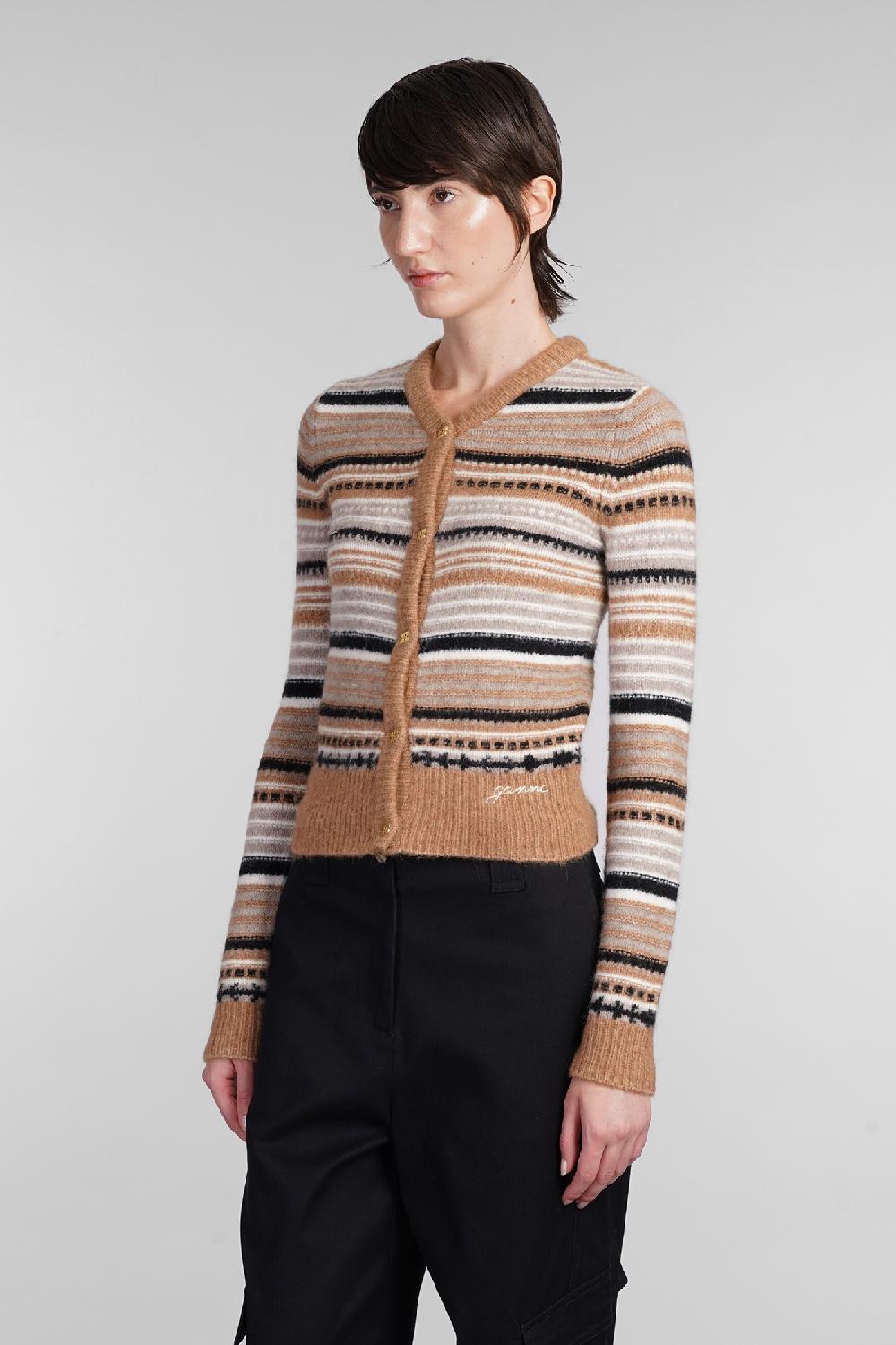 Deliberti Ganni Cardigan in lana beige cod. 403439 - Deliberti The Luxury Shopping Grandi sconti
