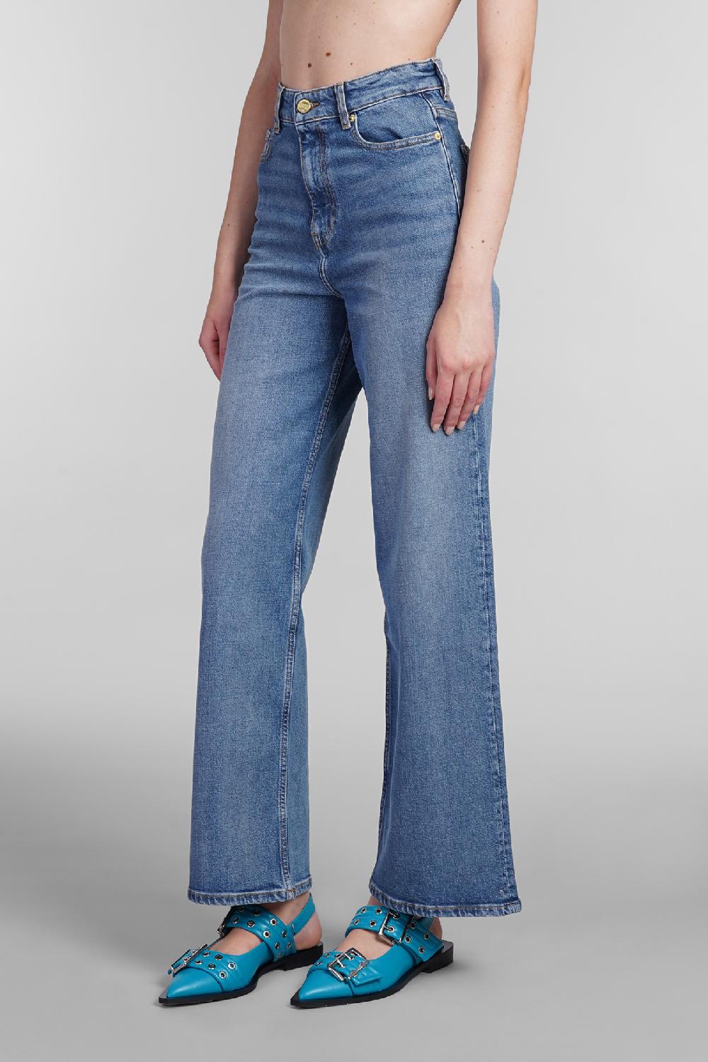 Deliberti Ganni Jeans andi in cotone blu cod. 402390 - Deliberti The Luxury Shopping Bestseller