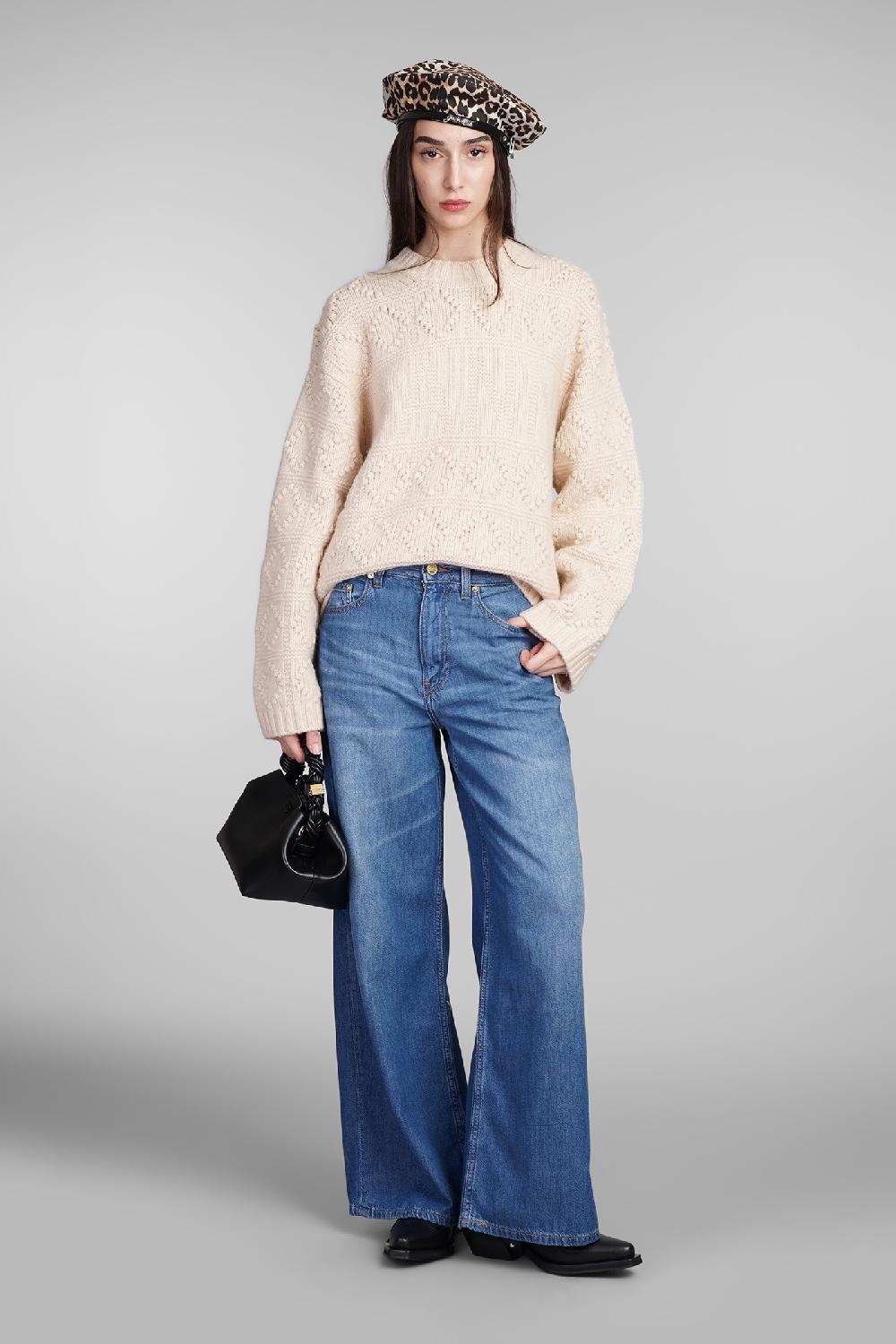 Deliberti Ganni Maglia in lana beige cod. 402392 - Deliberti The Luxury Shopping Enormi risparmi