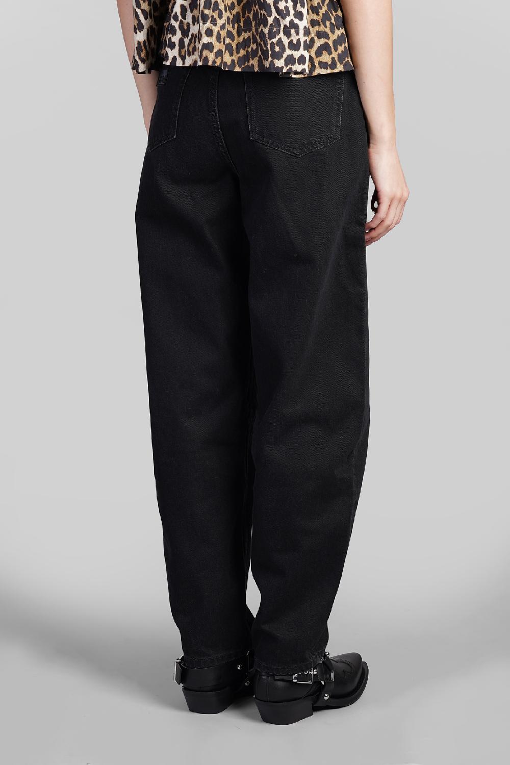 Deliberti Ganni Jeans in cotone nero cod. 409929 - Deliberti The Luxury Shopping Latest stili