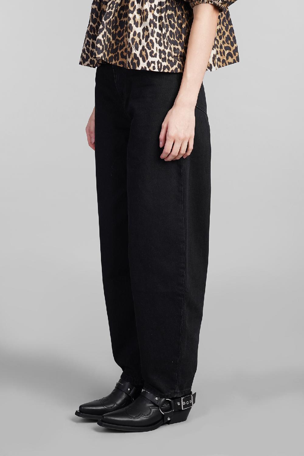 Deliberti Ganni Jeans in cotone nero cod. 409929 - Deliberti The Luxury Shopping Latest stili