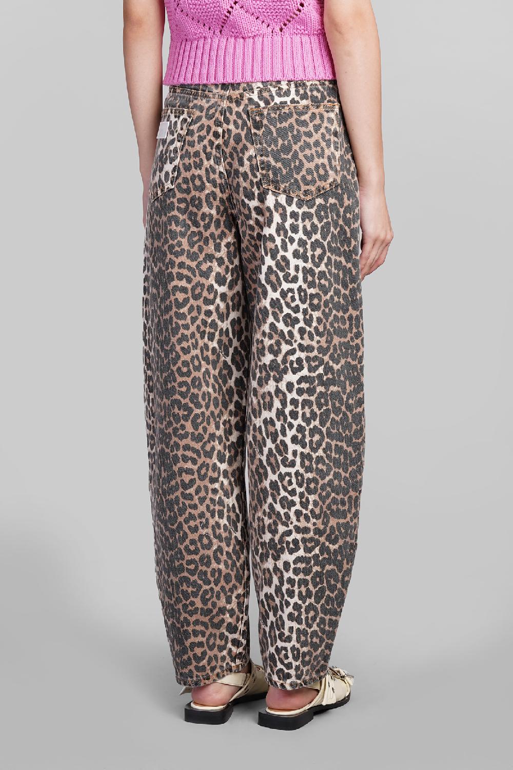 Deliberti Ganni Jeans in cotone animalier cod. 409932 - Deliberti The Luxury Shopping Fino al 65% di sconto