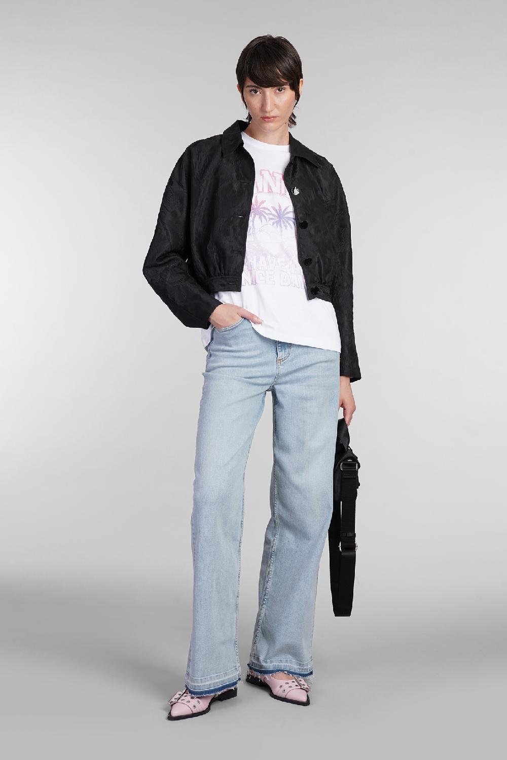 Deliberti Ganni T-shirt in cotone bianco cod. 403452 - Deliberti The Luxury Shopping Only for today