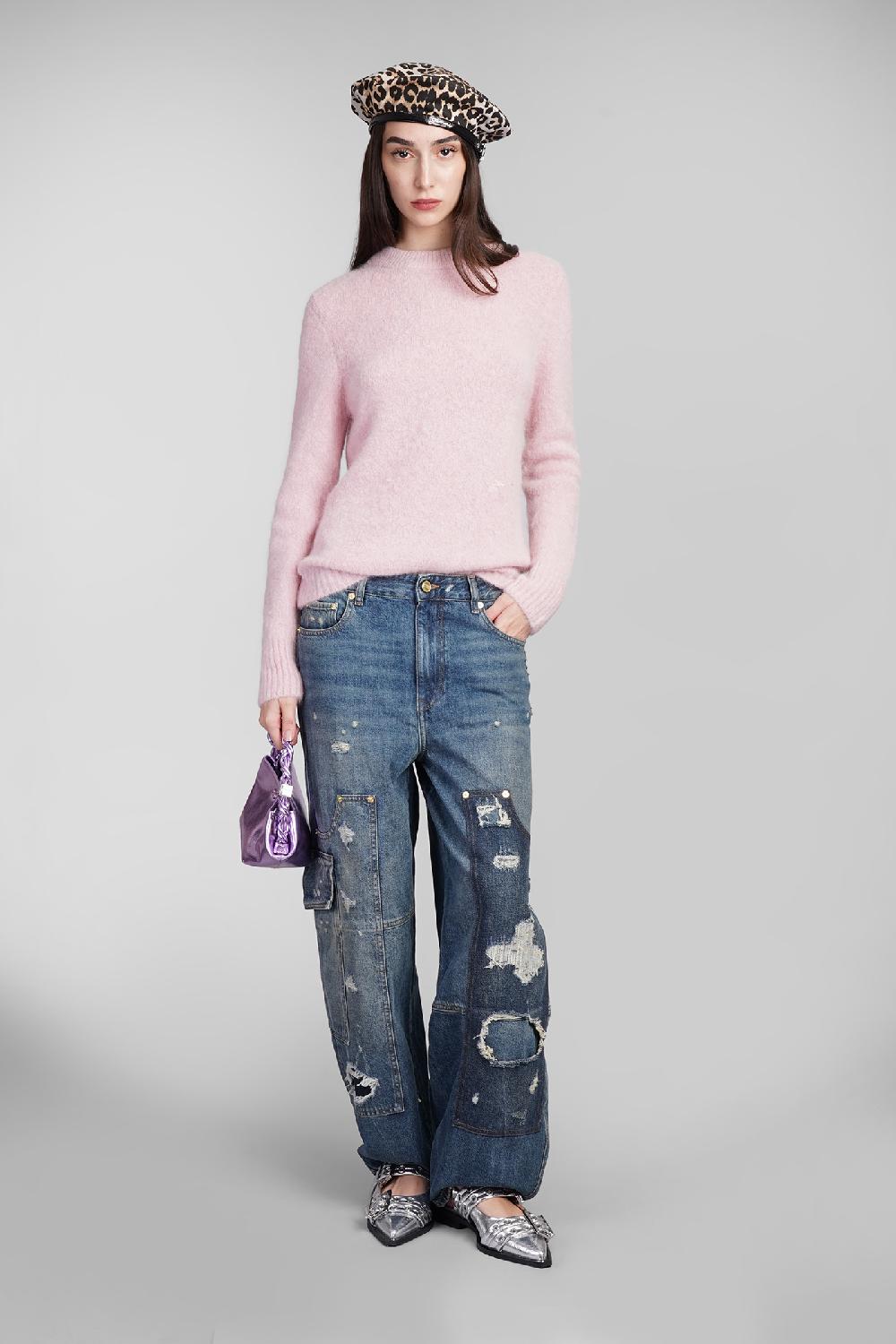 Deliberti Ganni Maglia in lana rosa cod. 409934 - Deliberti The Luxury Shopping Sostegno trimestrale