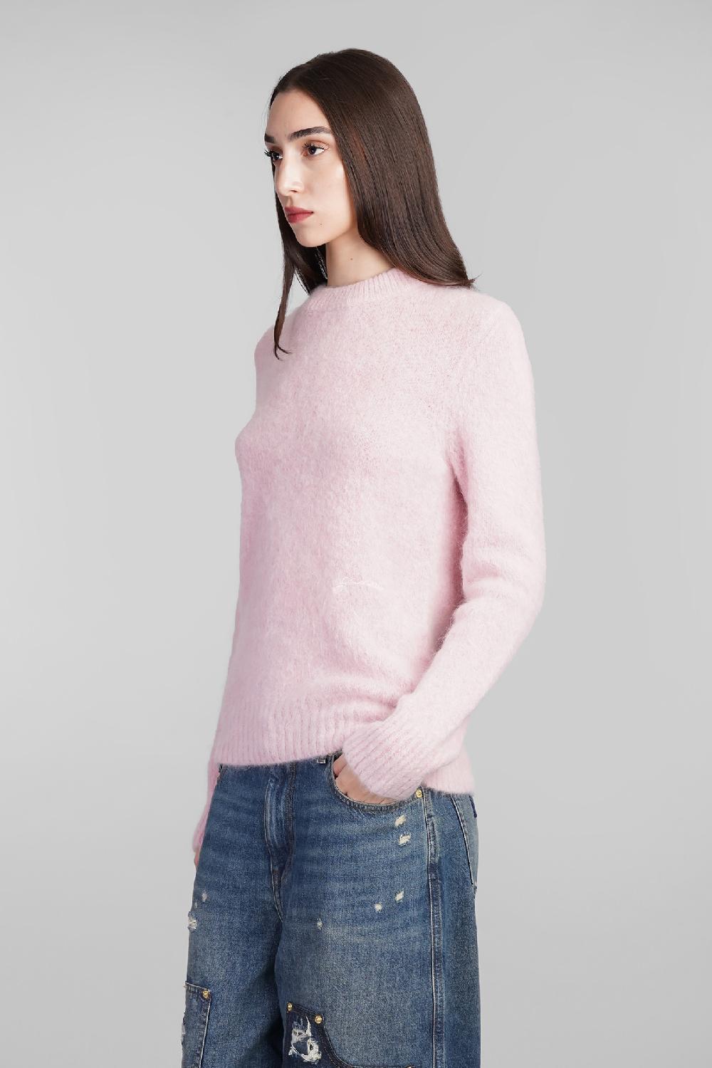 Deliberti Ganni Maglia in lana rosa cod. 409934 - Deliberti The Luxury Shopping Sostegno trimestrale