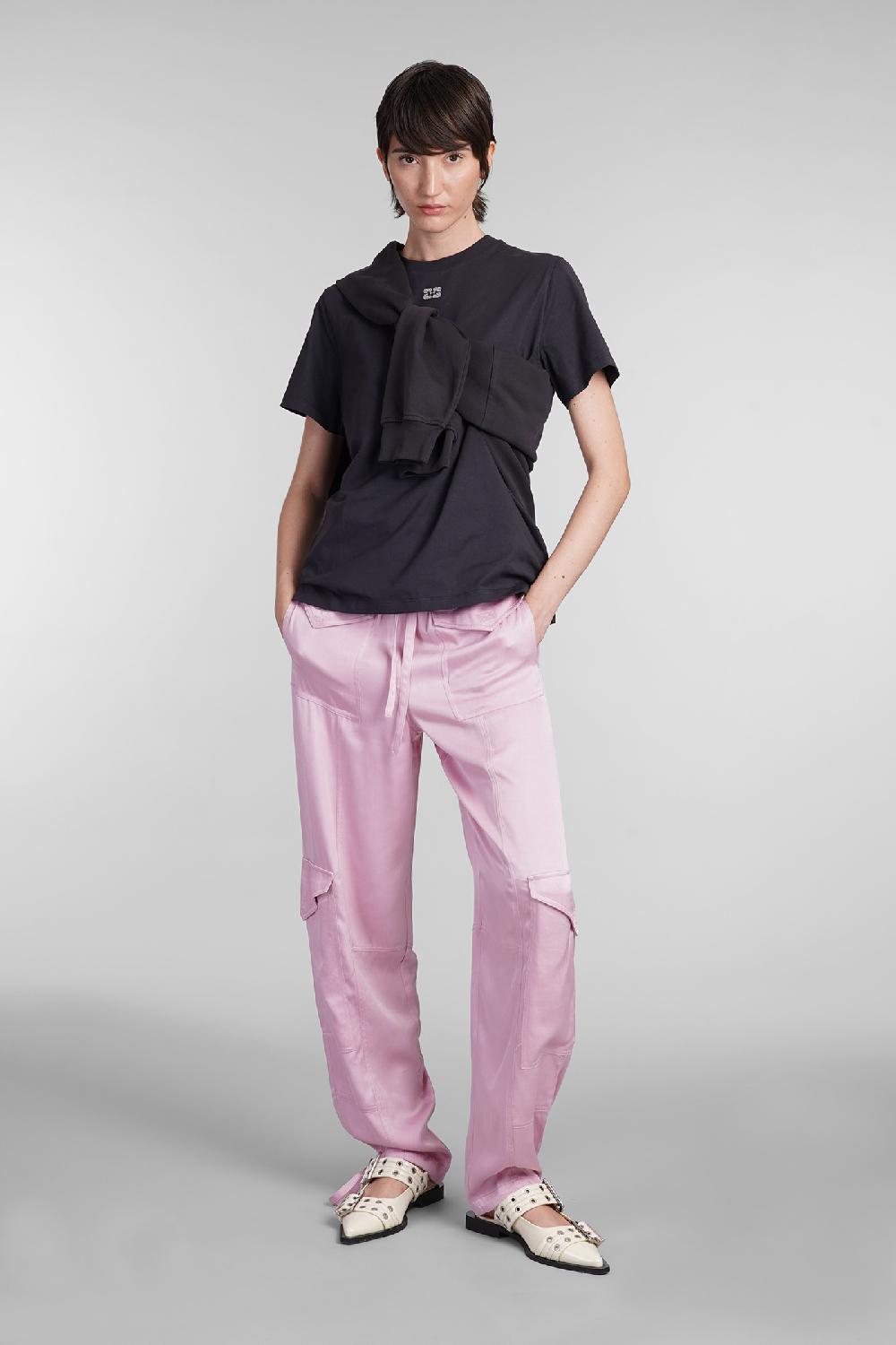 Deliberti Ganni T-shirt in cotone nero cod. 403454 - Deliberti The Luxury Shopping Solo un giorno rimasto