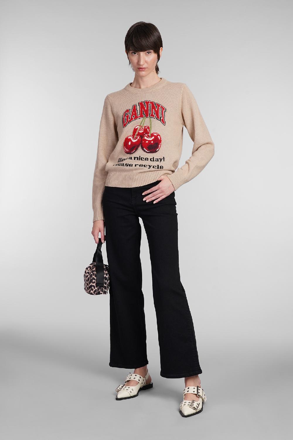 Deliberti Ganni Maglia in lana beige cod. 403419 - Deliberti The Luxury Shopping Duty-free