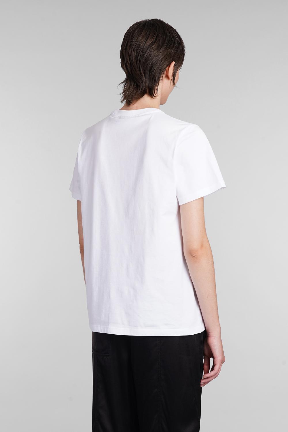 Deliberti Ganni T-shirt in cotone bianco cod. 403422 - Deliberti The Luxury Shopping 2025