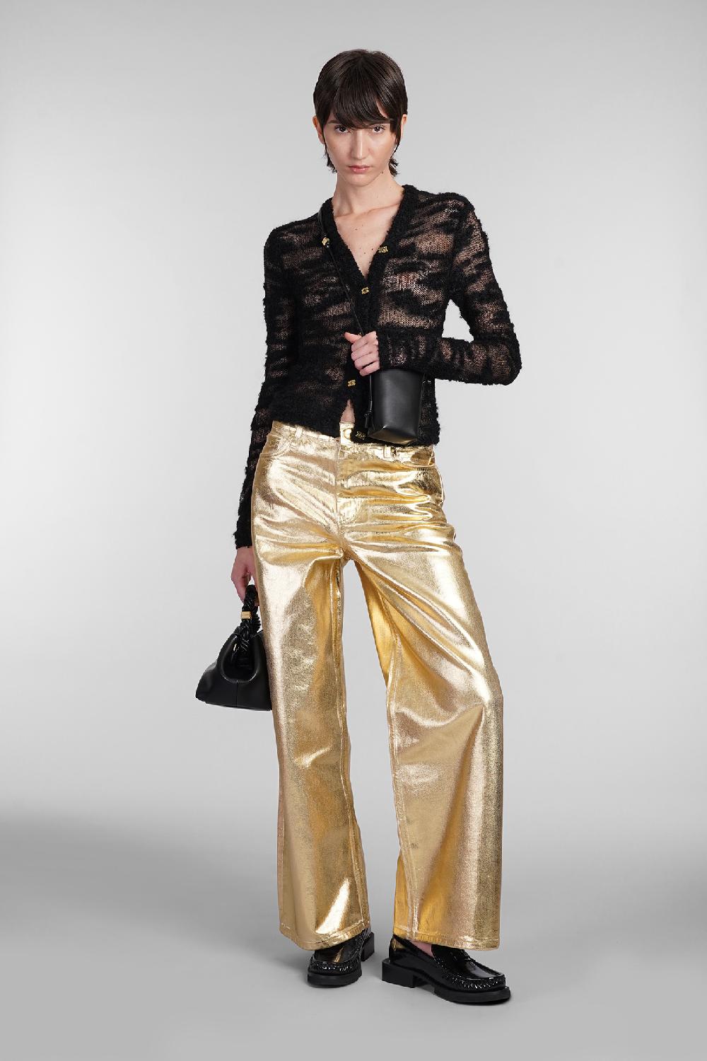 Deliberti Ganni Jeans in cotone oro cod. 403488 - Deliberti The Luxury Shopping Qualità