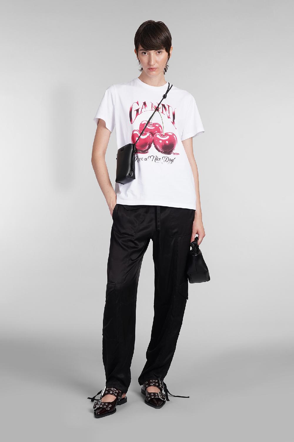 Deliberti Ganni Pantalone in viscosa nera cod. 403489 - Deliberti The Luxury Shopping Promozione