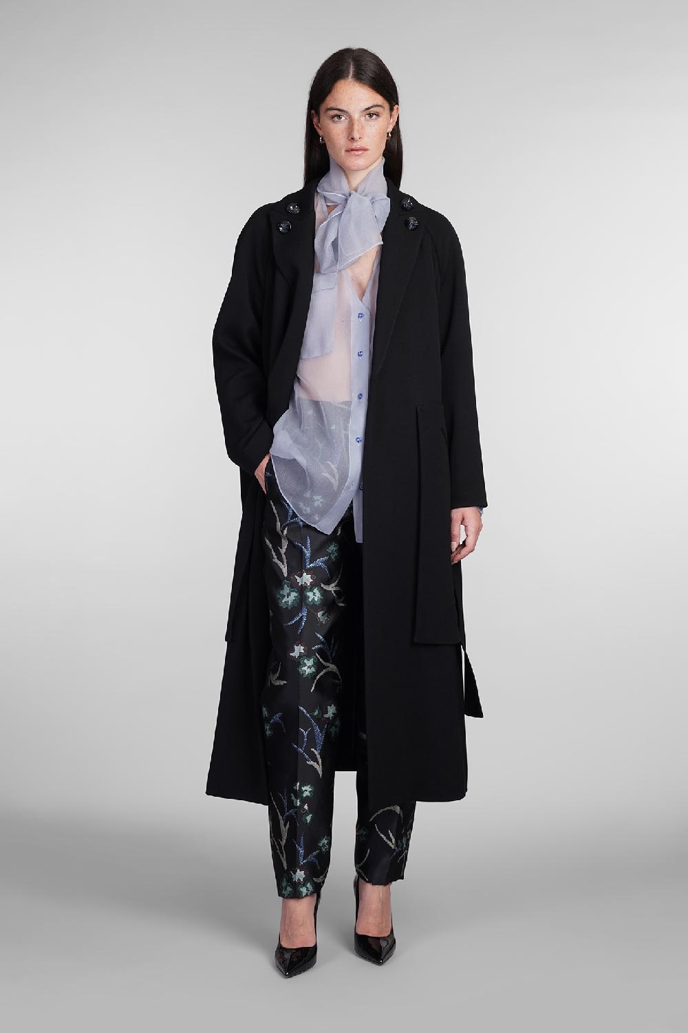 Deliberti Giorgio Armani Pantalone in poliestere nero cod. 403597 - Deliberti The Luxury Shopping Prezzo Ridotto