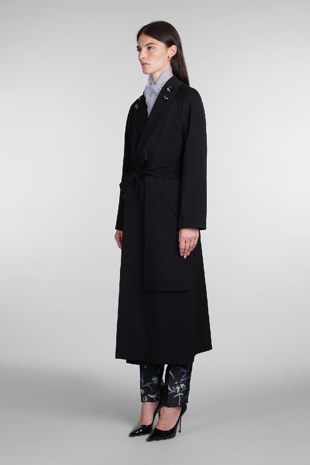 Deliberti Giorgio Armani Cappotto in lana nera cod. 403743 - Deliberti The Luxury Shopping Convenienza