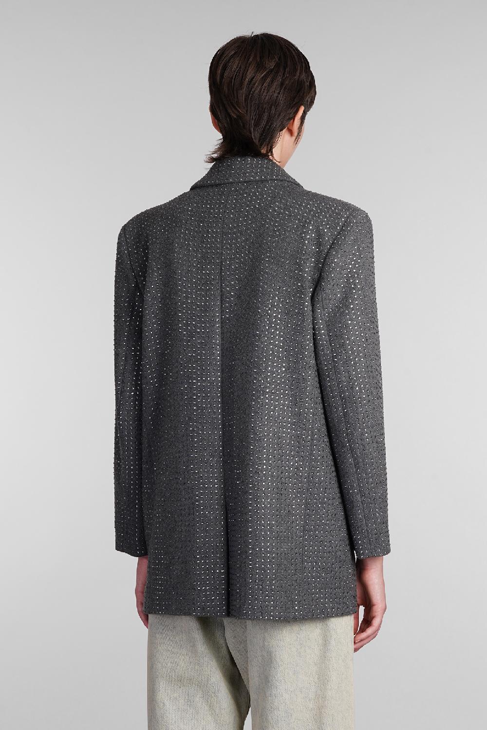 Deliberti Giuseppe di Morabito Blazer in lana grigia cod. 407958 - Deliberti The Luxury Shopping Novità