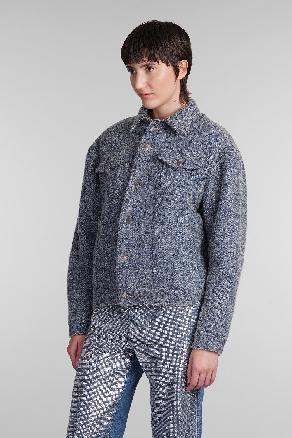 Deliberti Giuseppe di Morabito Giacca casual in cotone blu cod. 407959 - Deliberti The Luxury Shopping Presa