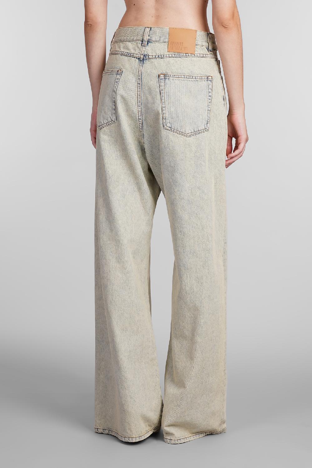Deliberti Giuseppe di Morabito Jeans in cotone beige cod. 407960 - Deliberti The Luxury Shopping Sconto