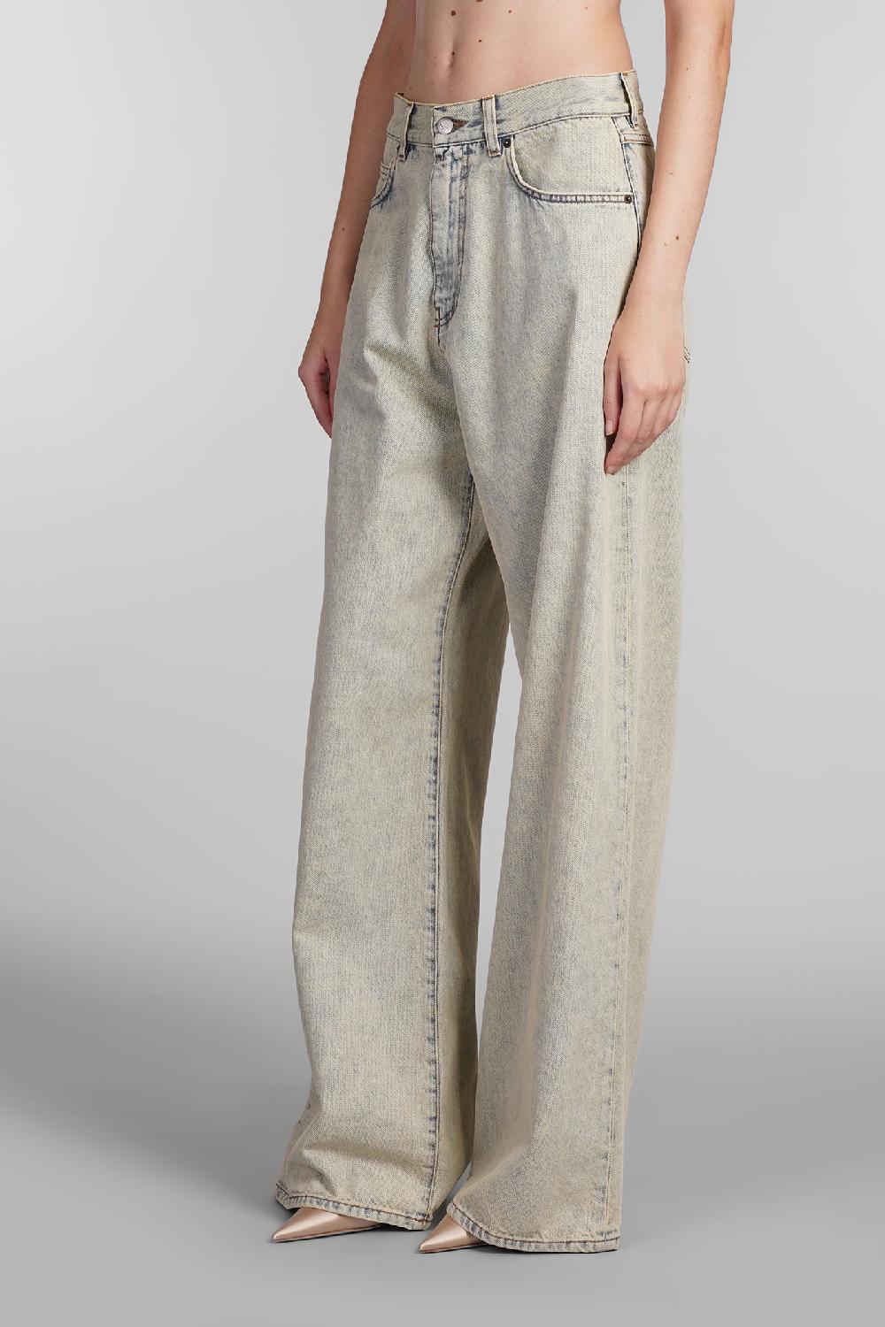Deliberti Giuseppe di Morabito Jeans in cotone beige cod. 407960 - Deliberti The Luxury Shopping Sconto