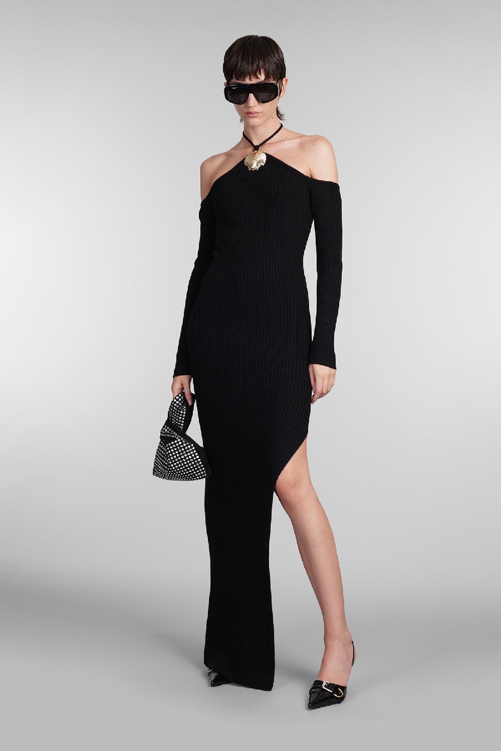Deliberti Giuseppe di Morabito Abito in lana nera cod. 407961 - Deliberti The Luxury Shopping Offerta