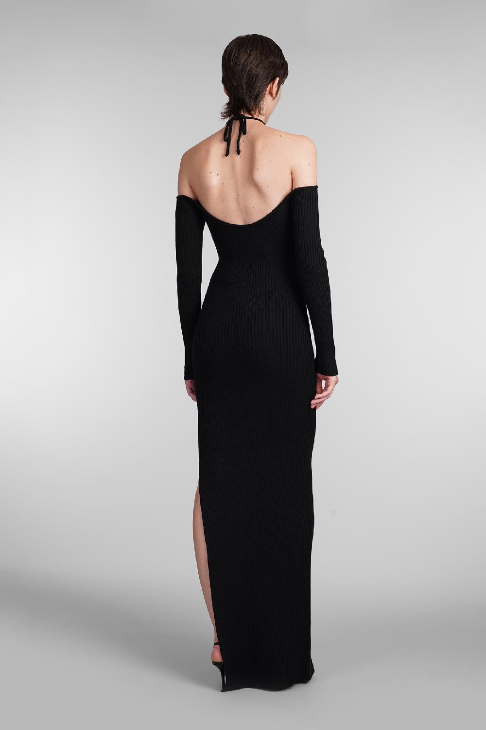 Deliberti Giuseppe di Morabito Abito in lana nera cod. 407961 - Deliberti The Luxury Shopping Offerta