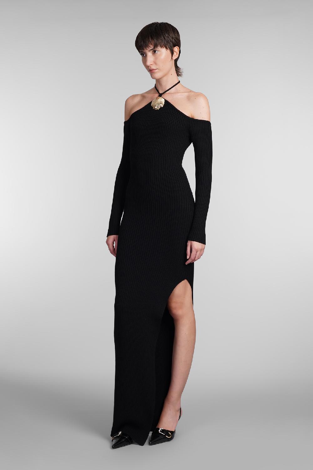 Deliberti Giuseppe di Morabito Abito in lana nera cod. 407961 - Deliberti The Luxury Shopping Offerta