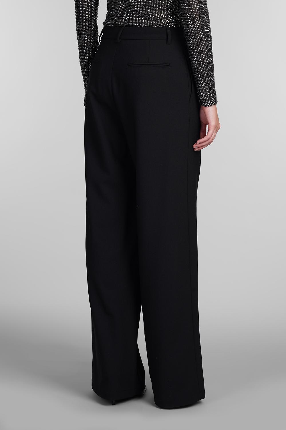 Deliberti Giuseppe di Morabito Pantalone in lana nera cod. 407962 - Deliberti The Luxury Shopping Economico