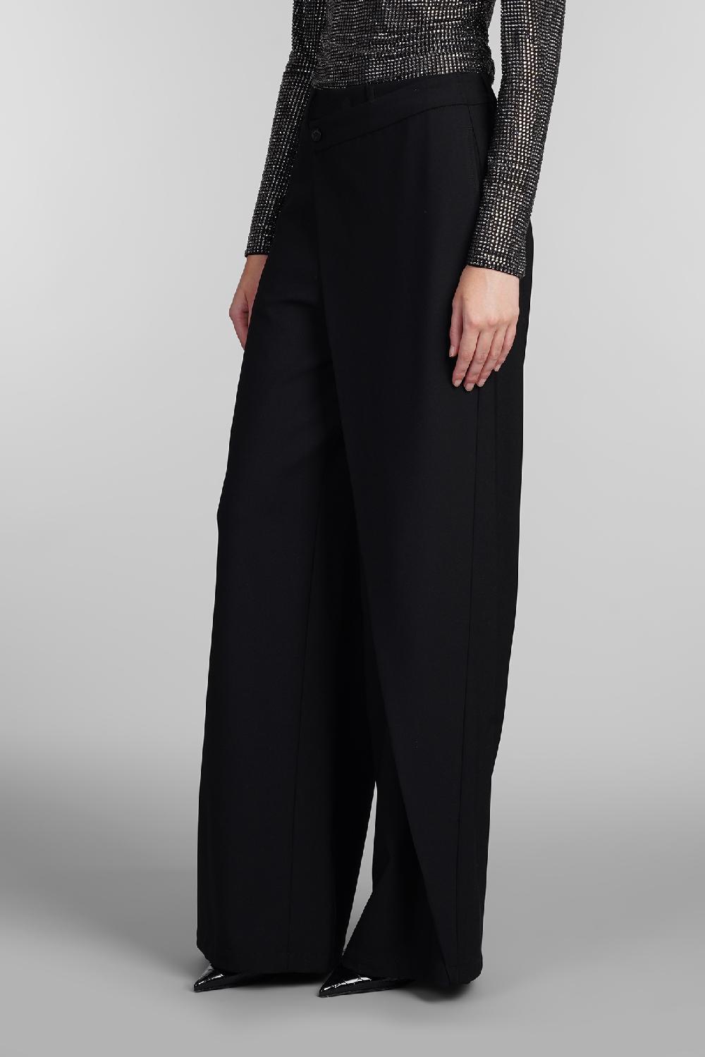 Deliberti Giuseppe di Morabito Pantalone in lana nera cod. 407962 - Deliberti The Luxury Shopping Economico