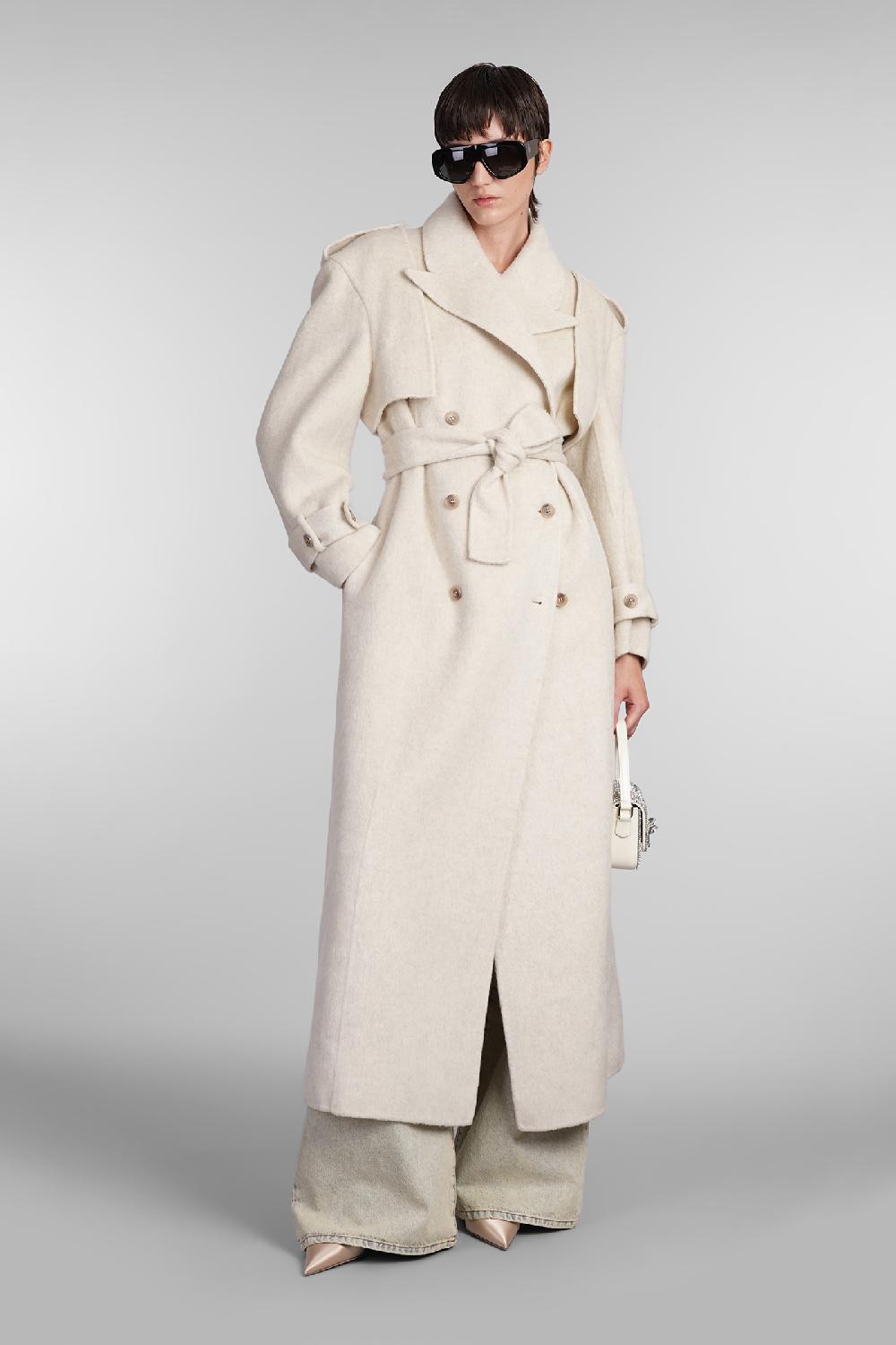 Deliberti Giuseppe di Morabito Cappotto in lana beige cod. 407963 - Deliberti The Luxury Shopping Online