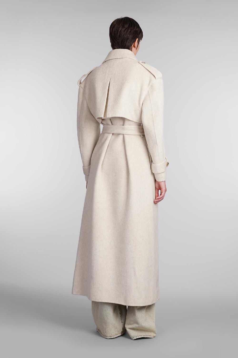 Deliberti Giuseppe di Morabito Cappotto in lana beige cod. 407963 - Deliberti The Luxury Shopping Online