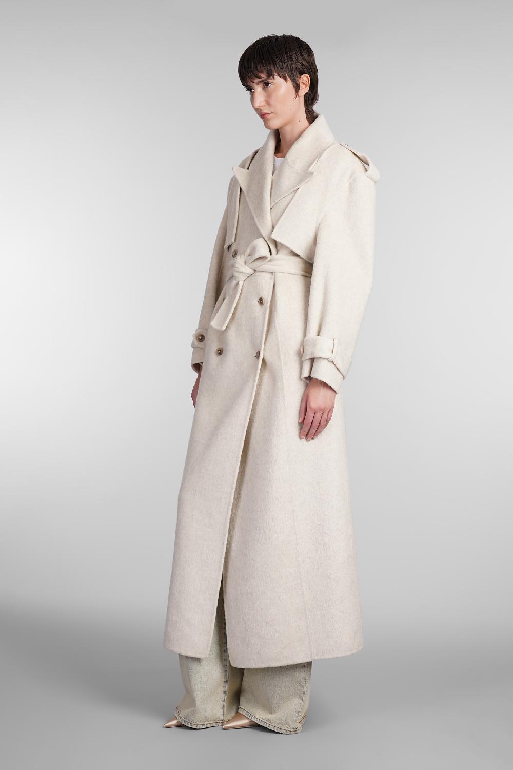 Deliberti Giuseppe di Morabito Cappotto in lana beige cod. 407963 - Deliberti The Luxury Shopping Online