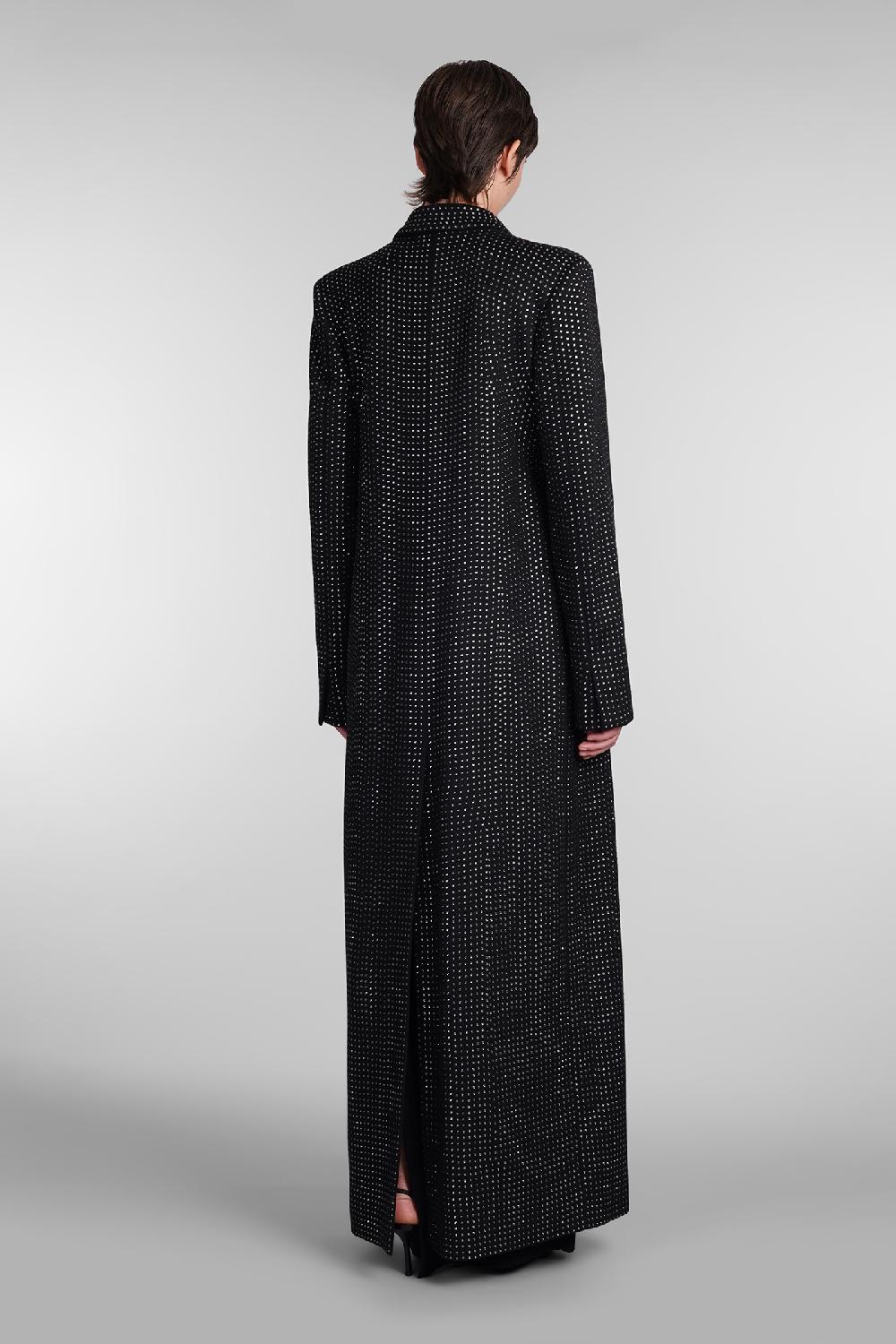 Deliberti Giuseppe di Morabito Cappotto in lana nera cod. 407964 - Deliberti The Luxury Shopping Outlet