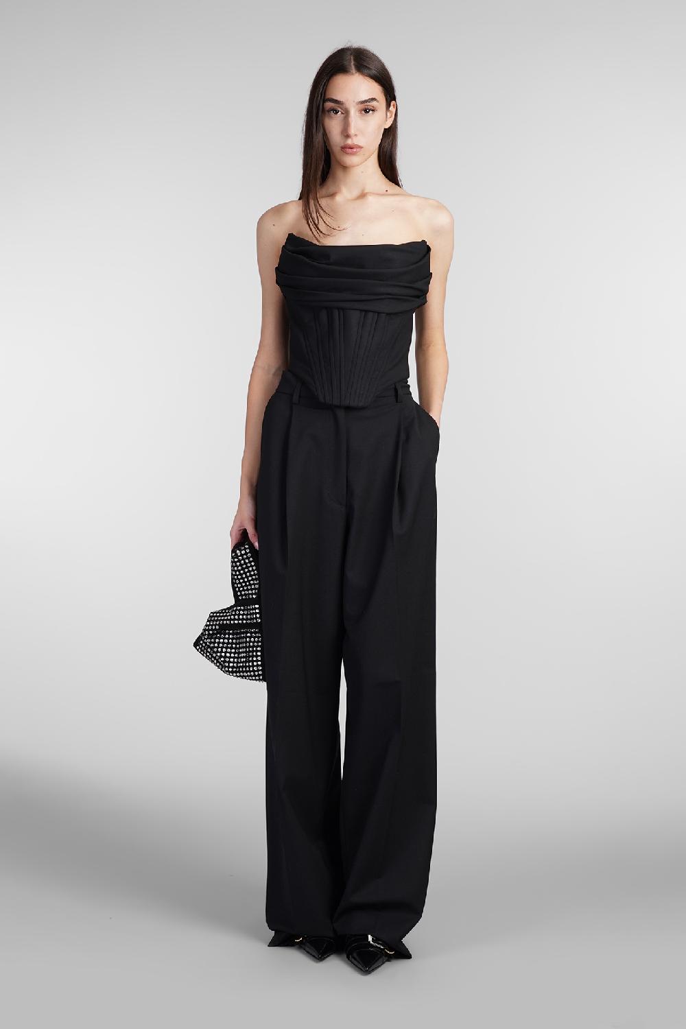 Deliberti Giuseppe di Morabito Topwear in lana nera cod. 409036 - Deliberti The Luxury Shopping In Vendita