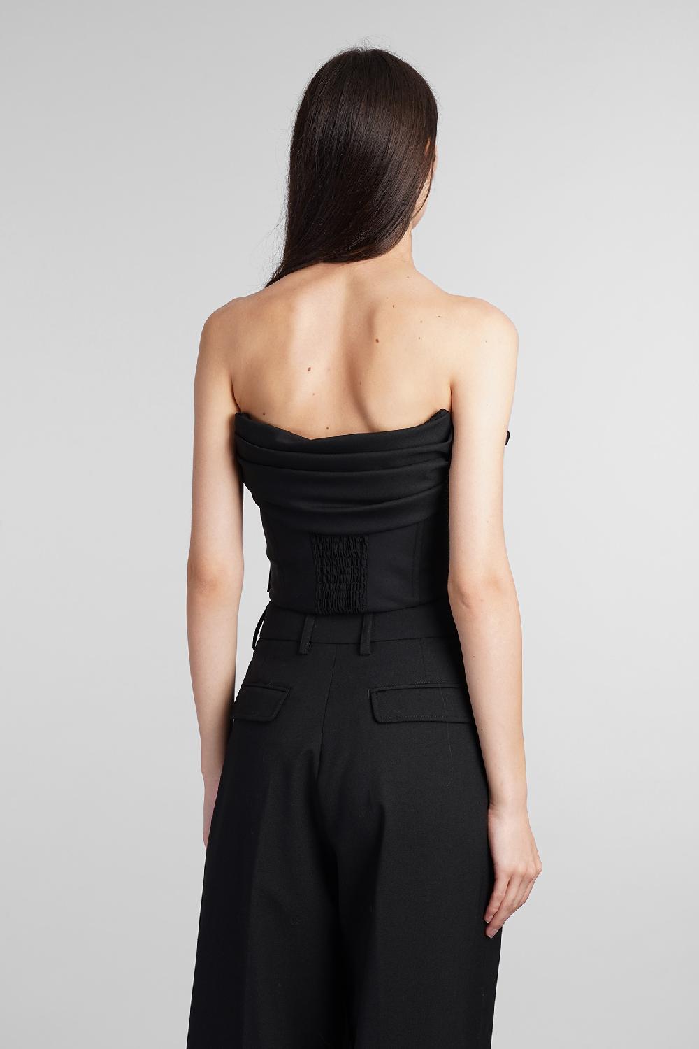 Deliberti Giuseppe di Morabito Topwear in lana nera cod. 409036 - Deliberti The Luxury Shopping In Vendita