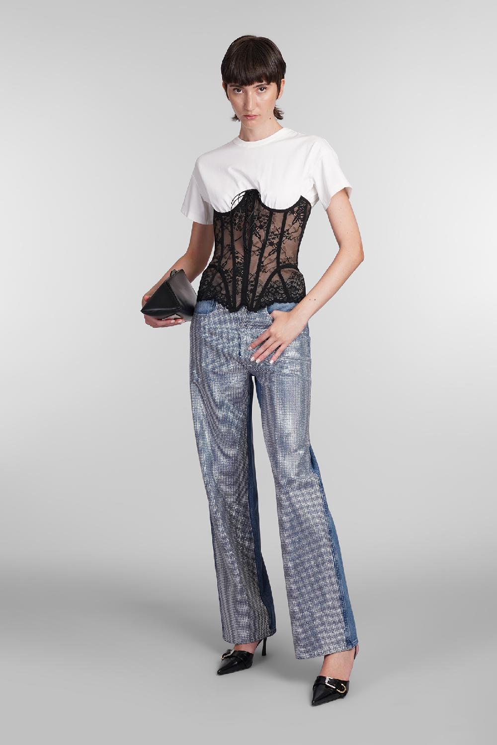 Deliberti Giuseppe di Morabito Jeans in cotone blu cod. 405141 - Deliberti The Luxury Shopping Saldi